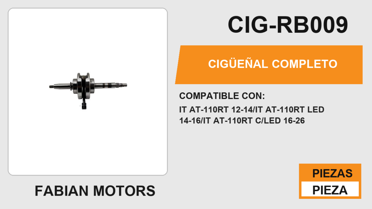 CIGÜEÑAL COMPLETO