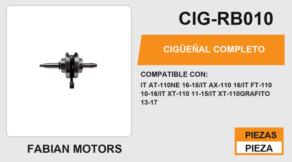 CIGÜEÑAL COMPLETO