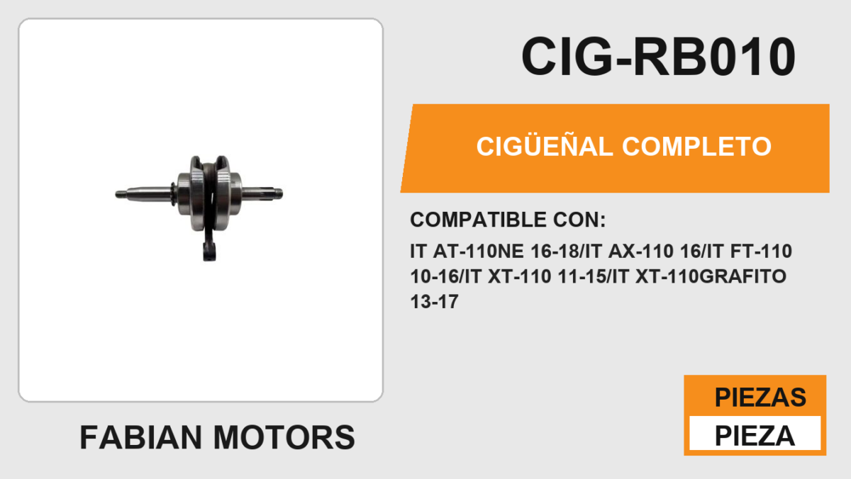 CIGÜEÑAL COMPLETO