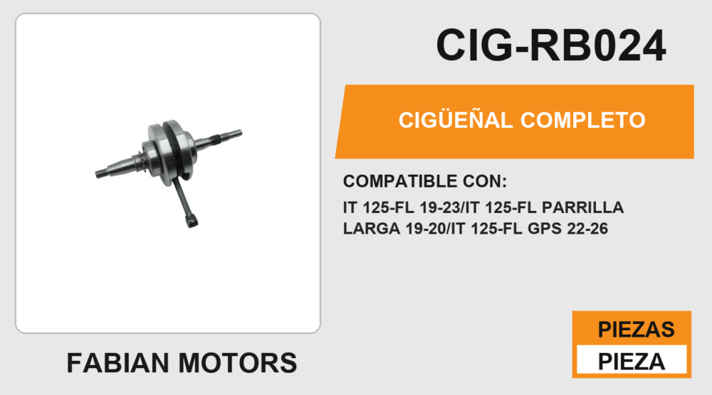 CIGÜEÑAL COMPLETO