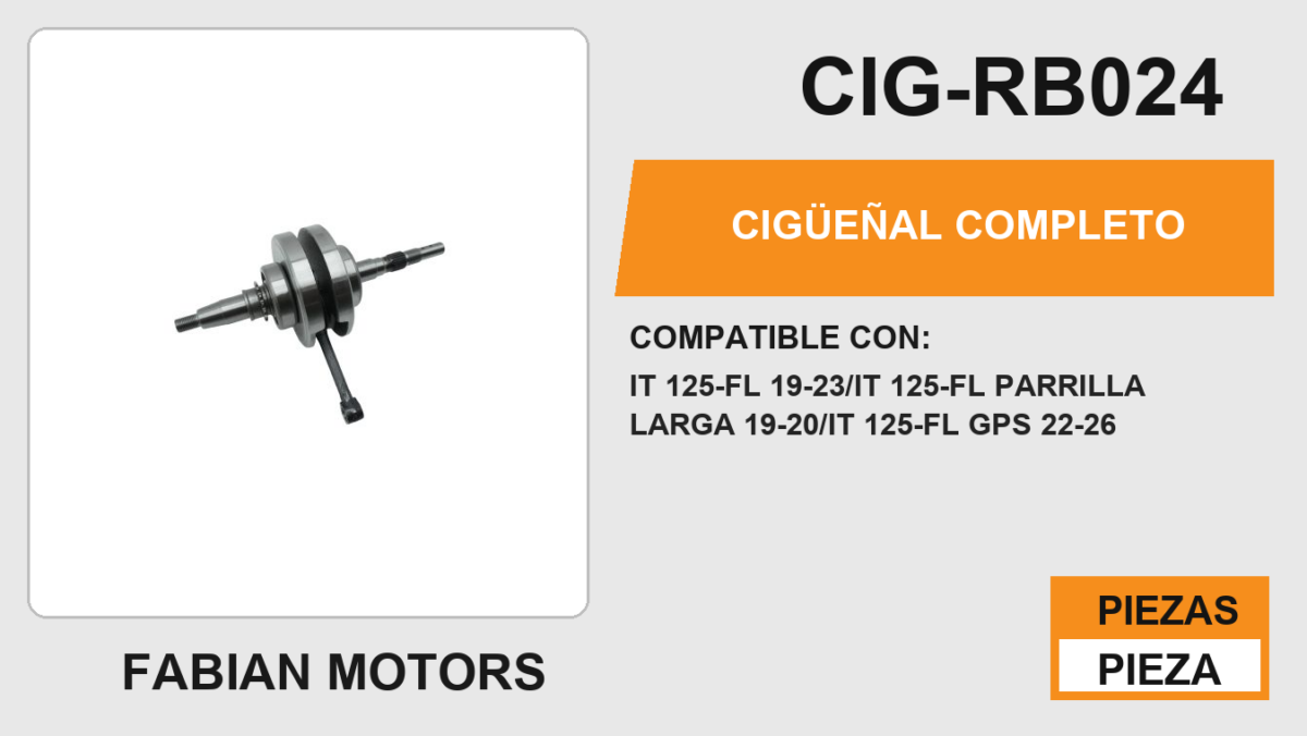 CIGÜEÑAL COMPLETO