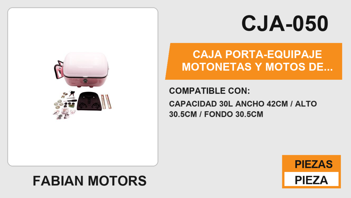 CAJA PORTA-EQUIPAJE ROSA CAPACIDAD 30L ANCHO 42CM / ALTO 30.5CM / FONDO 30.5CM