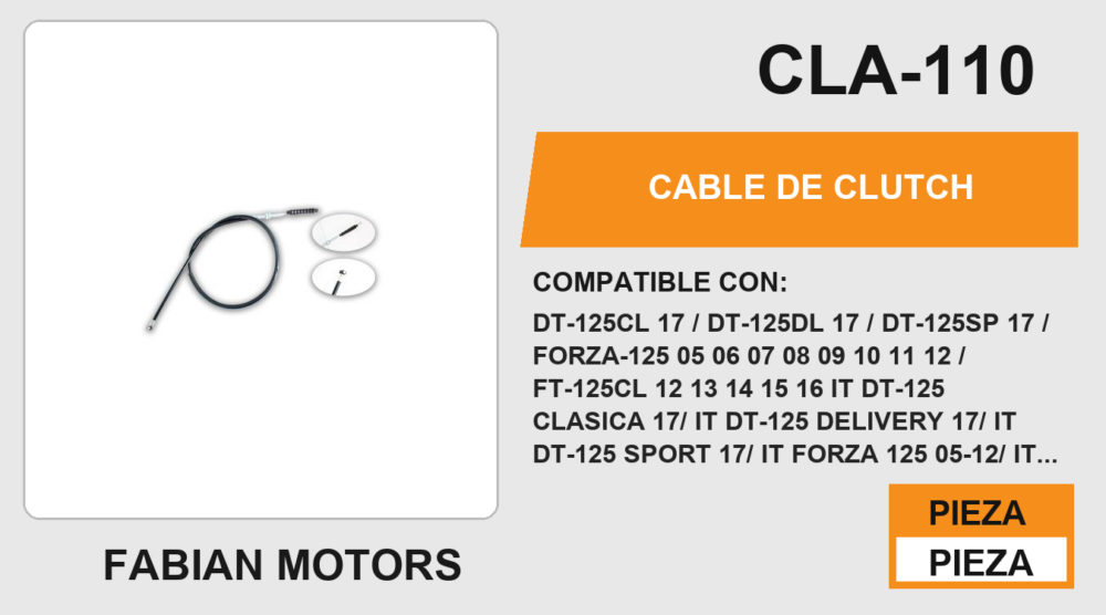 CABLE DE CLUTCH