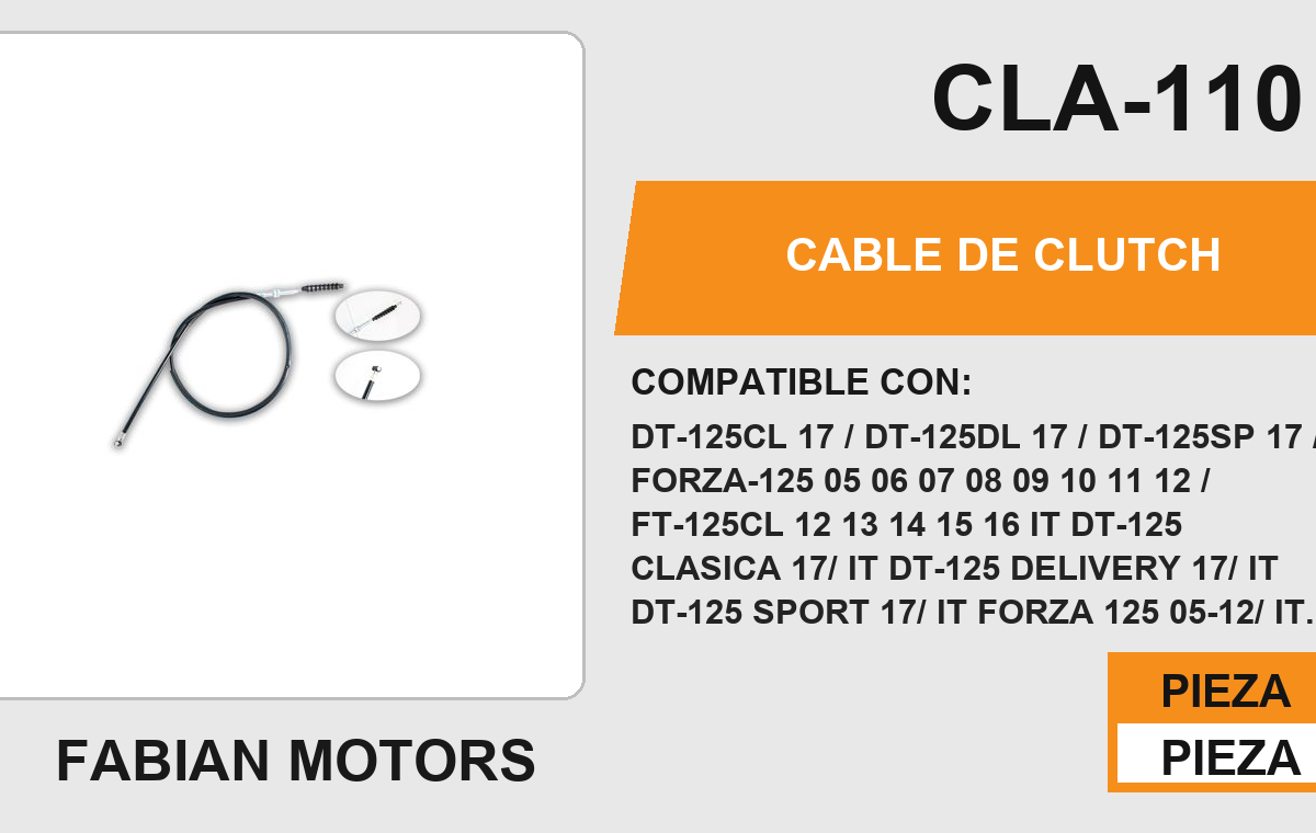 CABLE DE CLUTCH