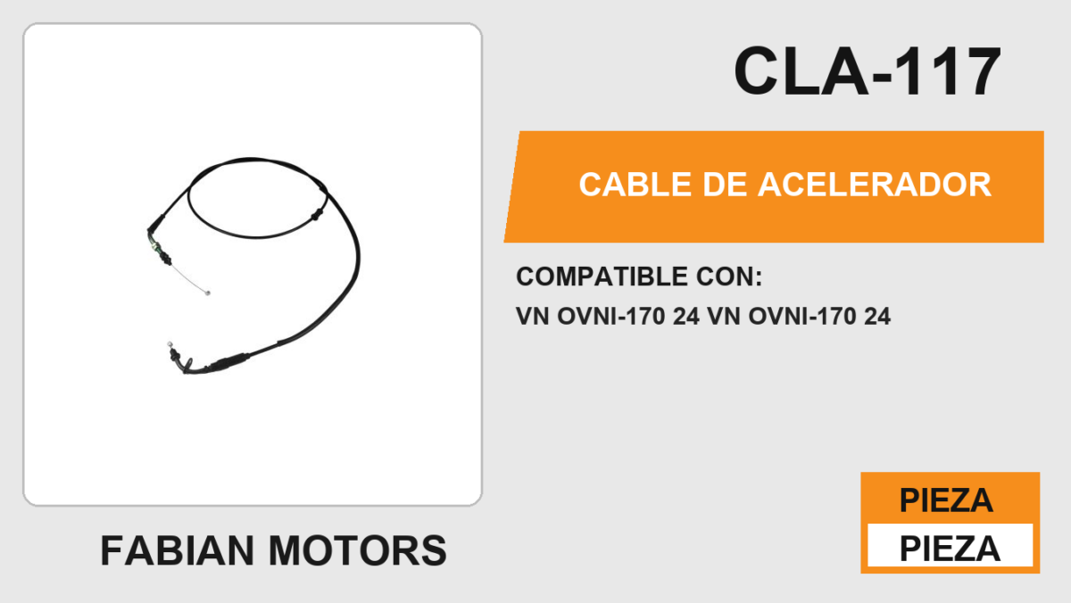 CABLE DE ACELERADOR