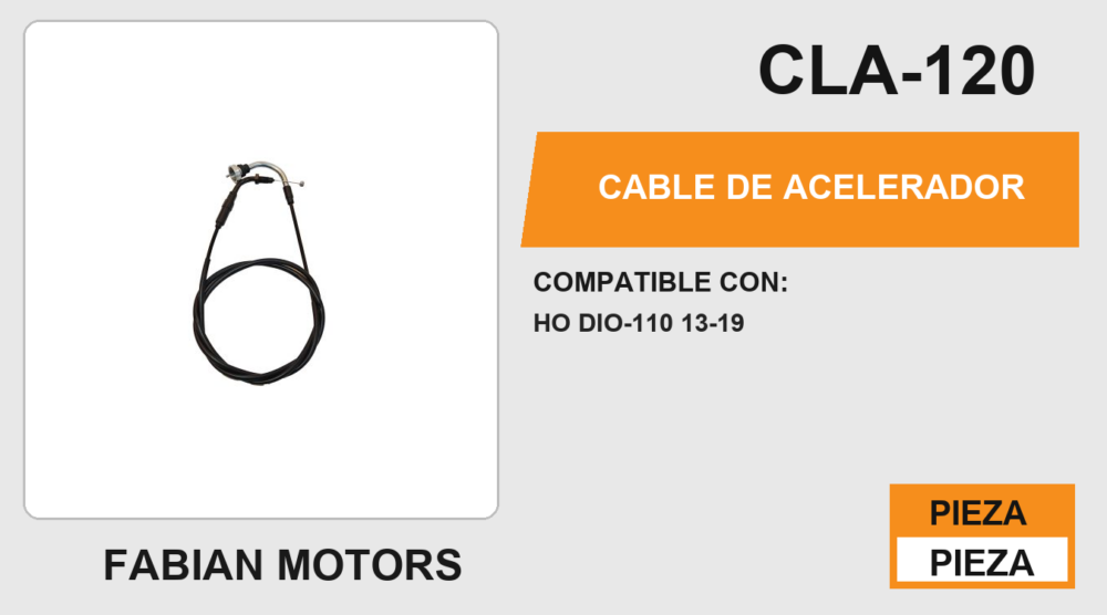 CABLE DE ACELERADOR