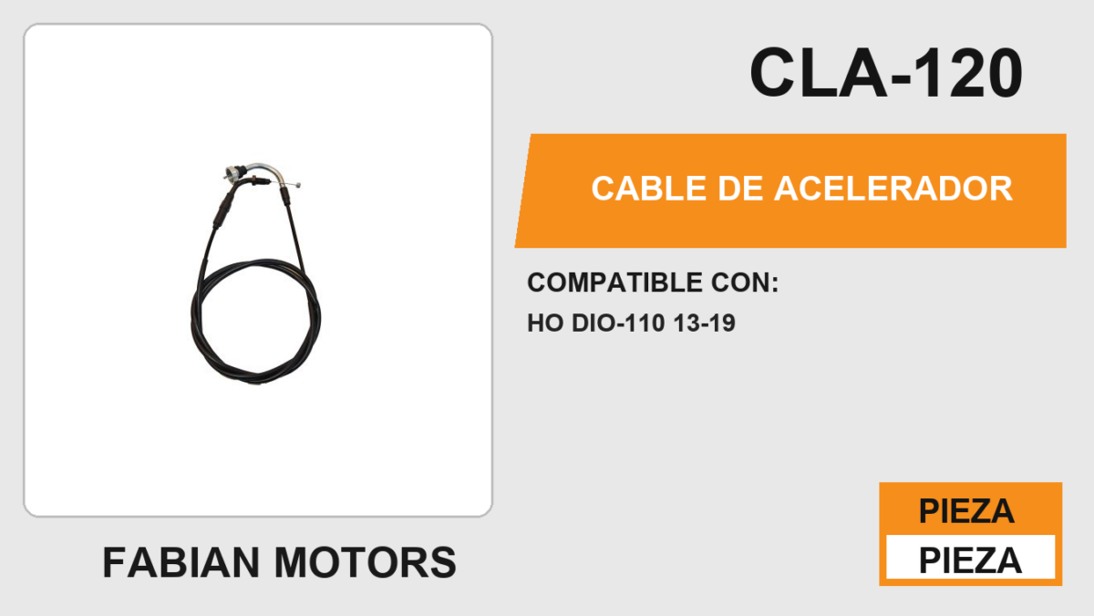 CABLE DE ACELERADOR