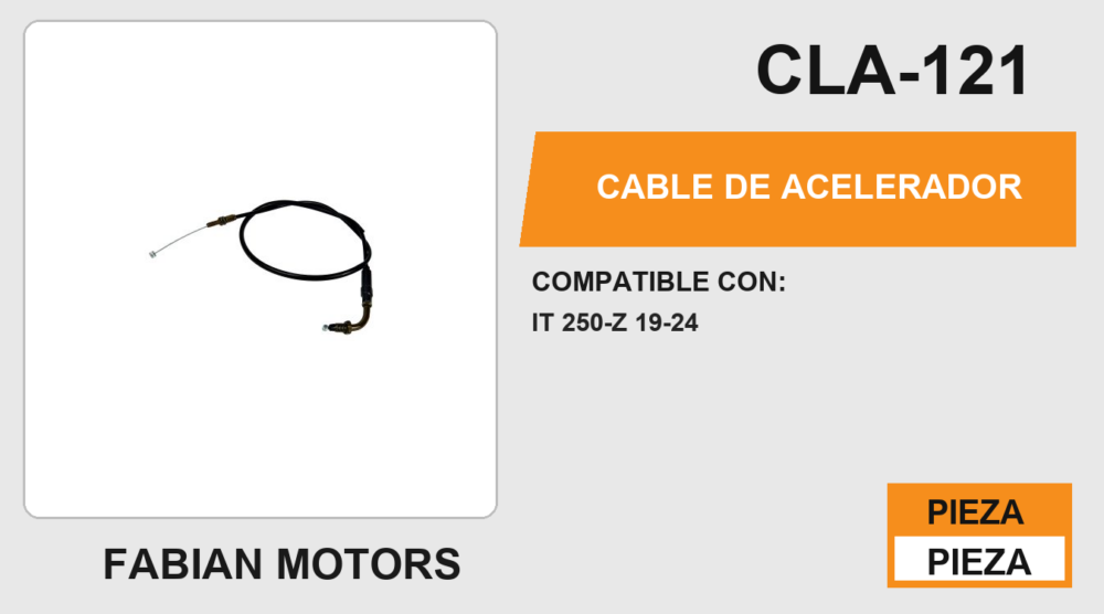 CABLE DE ACELERADOR