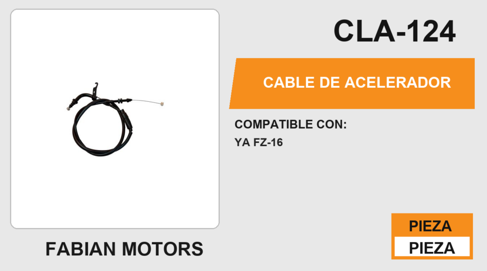 CABLE DE ACELERADOR