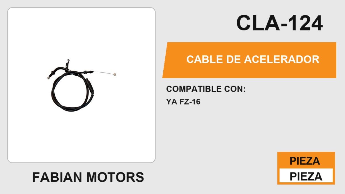 CABLE DE ACELERADOR