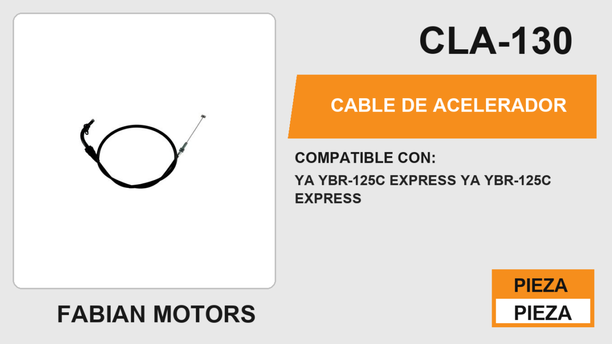 CABLE DE ACELERADOR