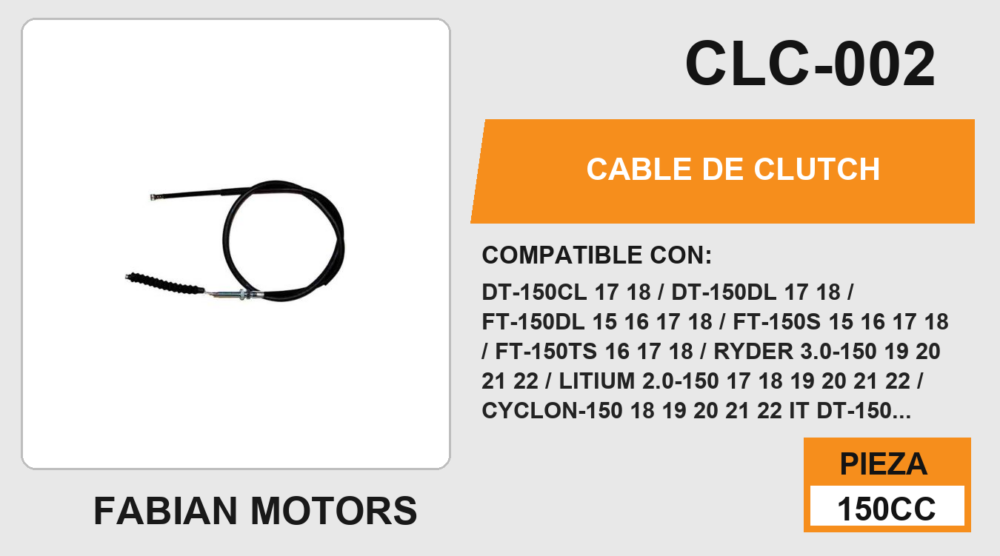 CABLE DE CLUTCH