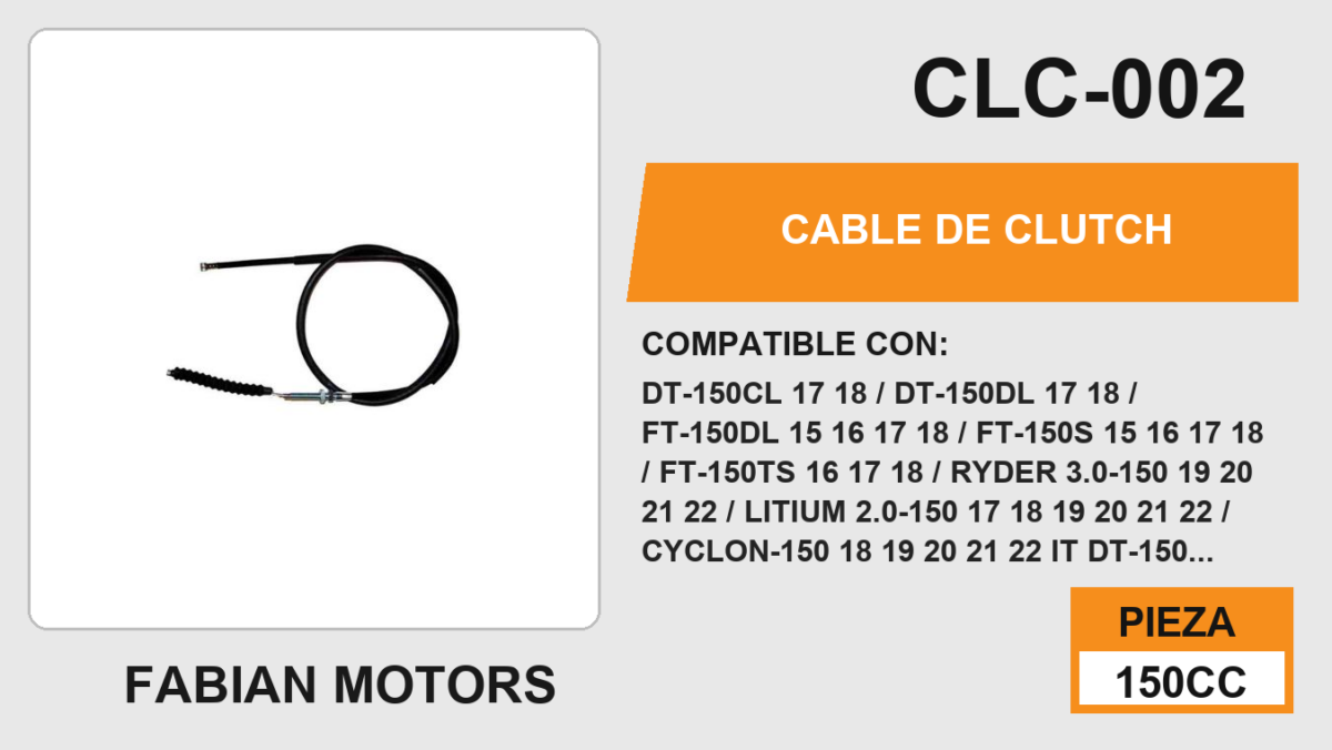 CABLE DE CLUTCH