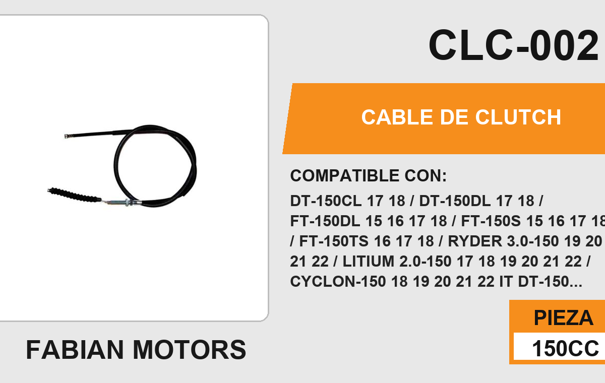 CABLE DE CLUTCH