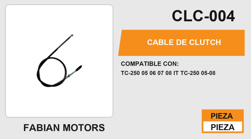 CABLE DE CLUTCH