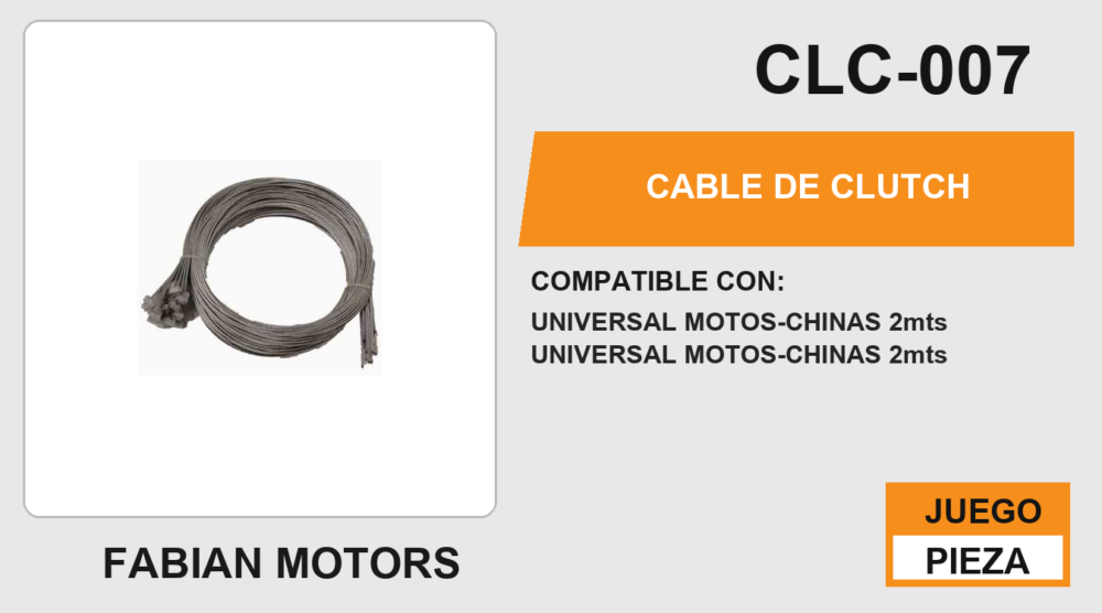 CABLE DE CLUTCH