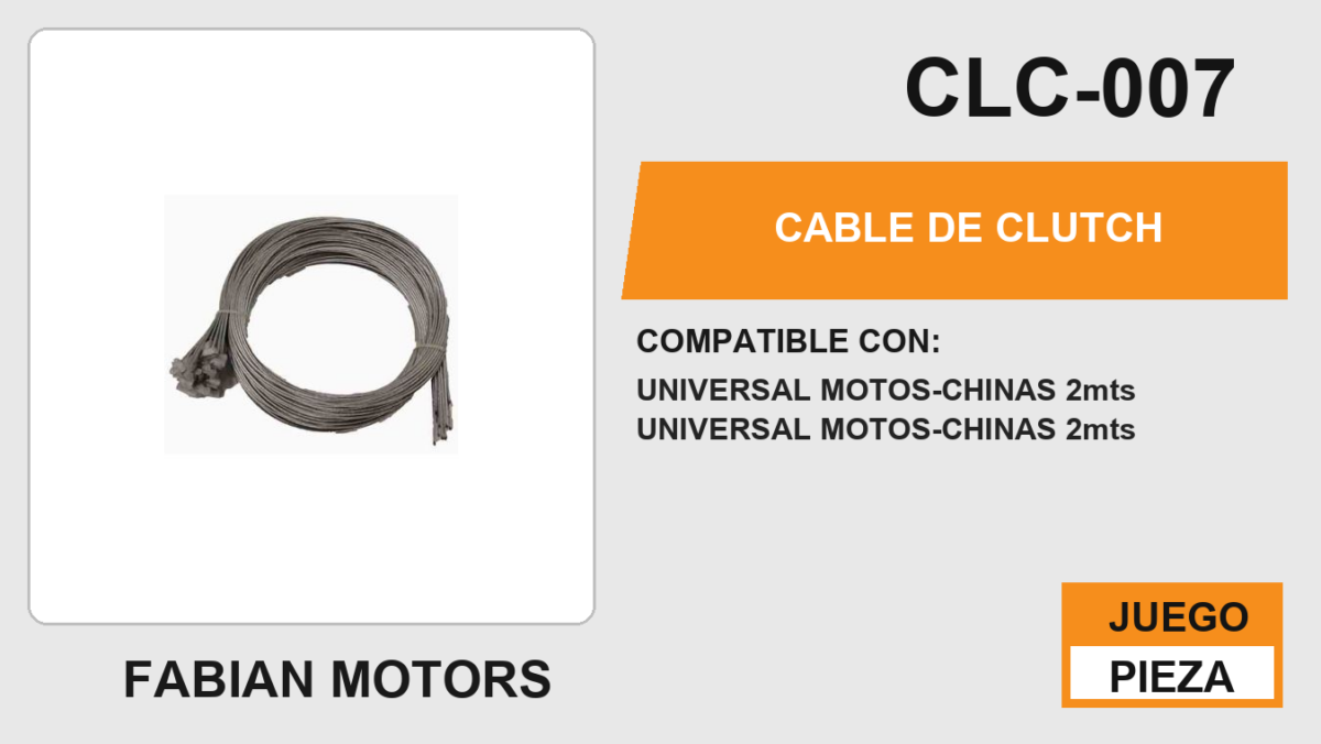 CABLE DE CLUTCH