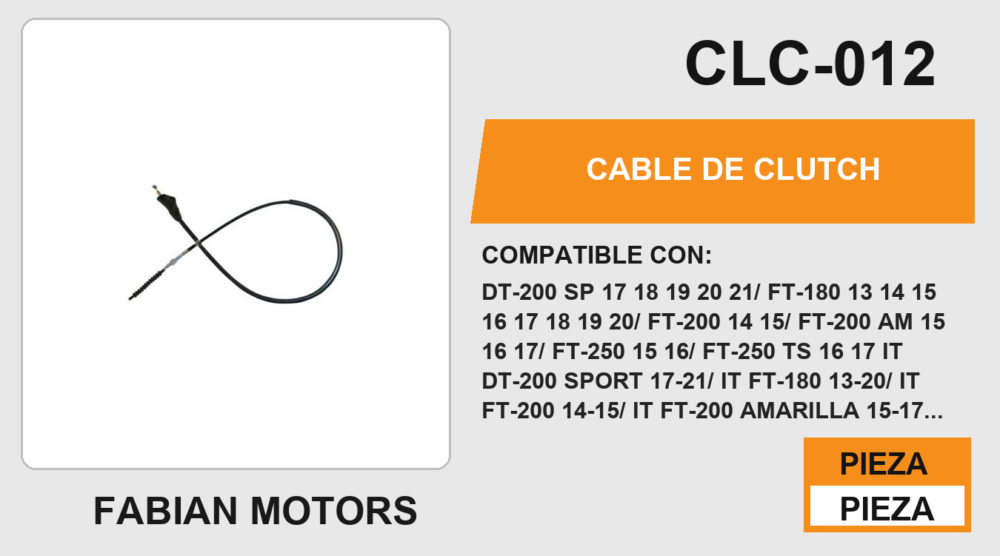 CABLE DE CLUTCH