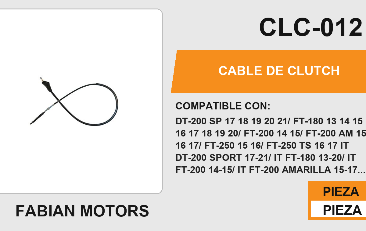 CABLE DE CLUTCH