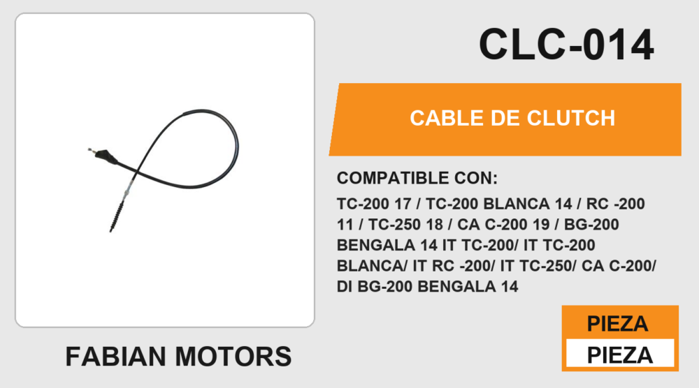 CABLE DE CLUTCH