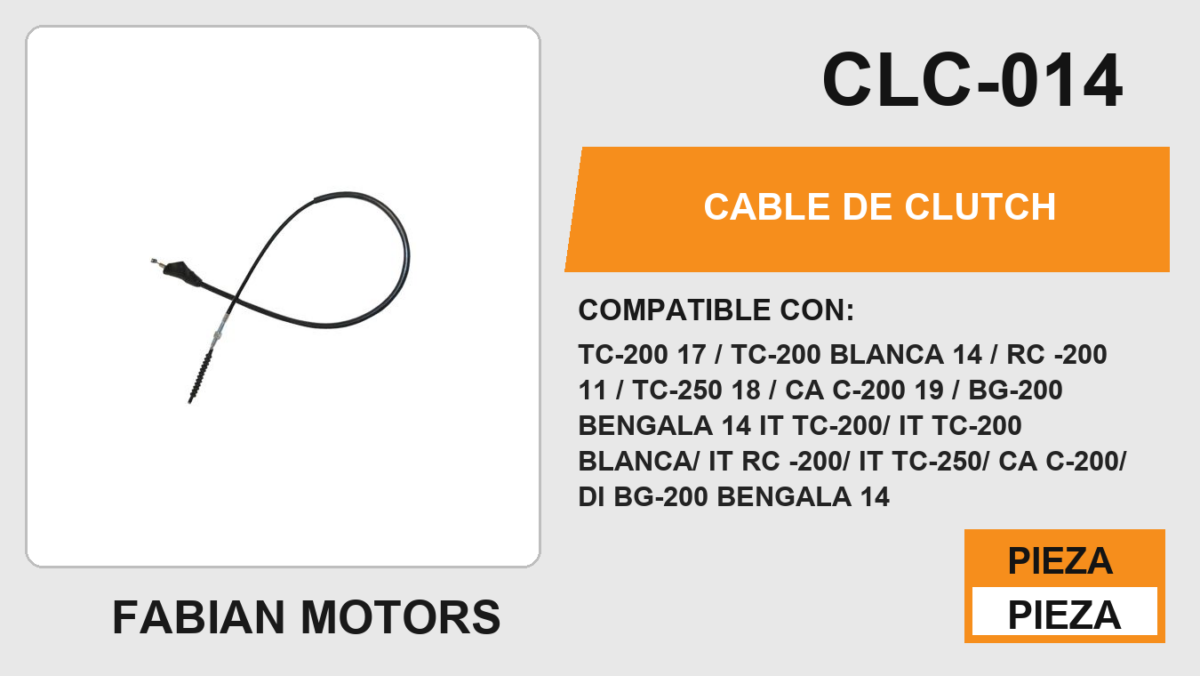 CABLE DE CLUTCH