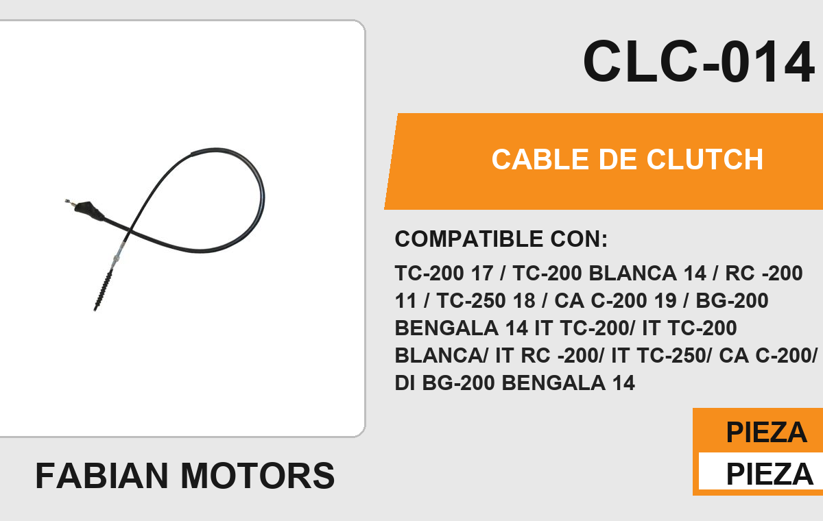 CABLE DE CLUTCH