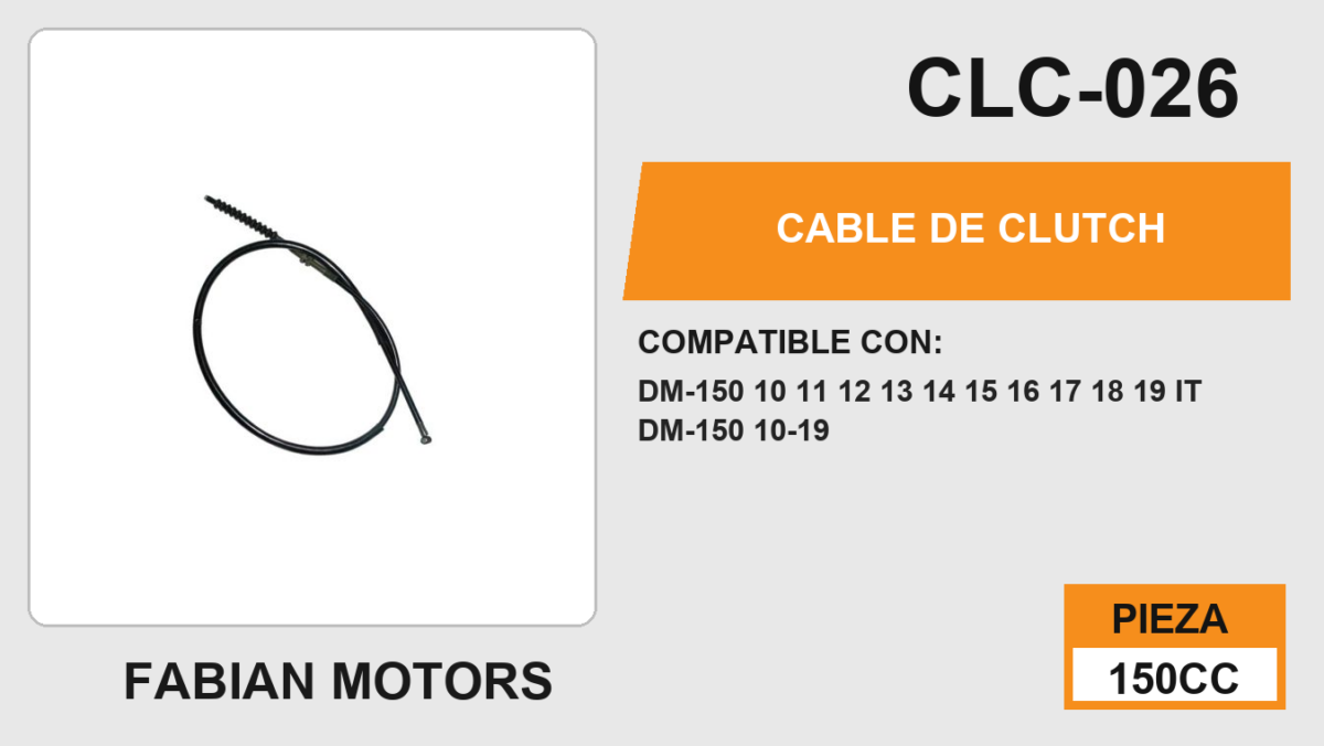 CABLE DE CLUTCH