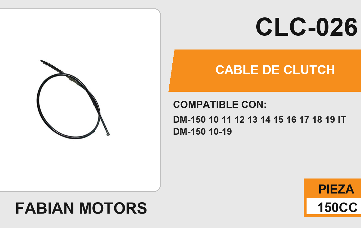 CABLE DE CLUTCH