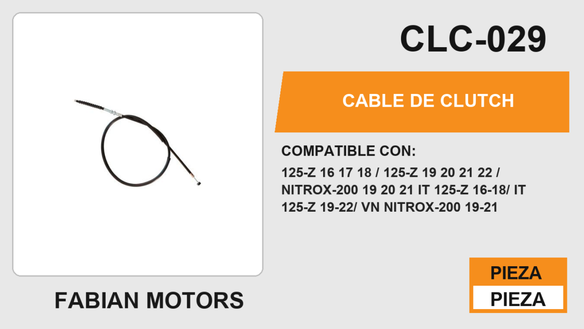 CABLE DE CLUTCH