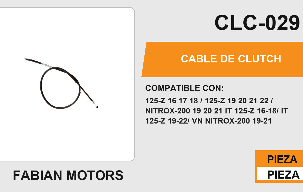 CABLE DE CLUTCH