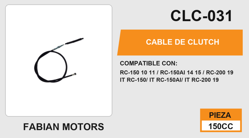 CABLE DE CLUTCH