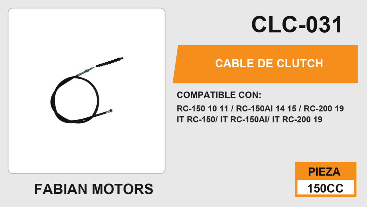 CABLE DE CLUTCH