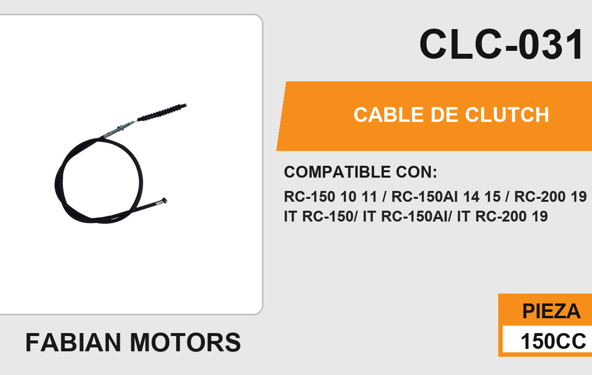 CABLE DE CLUTCH