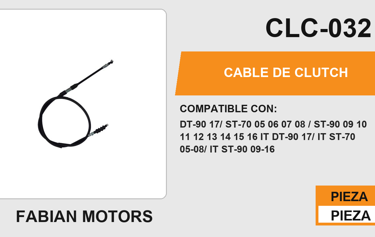 CABLE DE CLUTCH