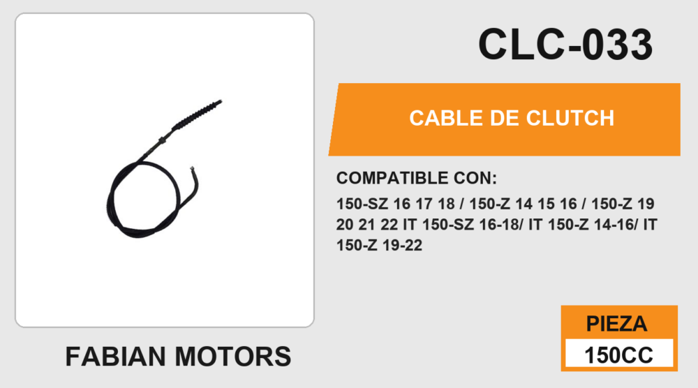 CABLE DE CLUTCH