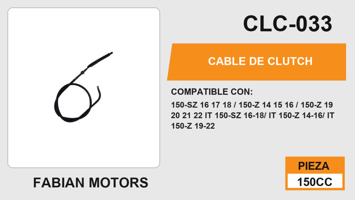 CABLE DE CLUTCH