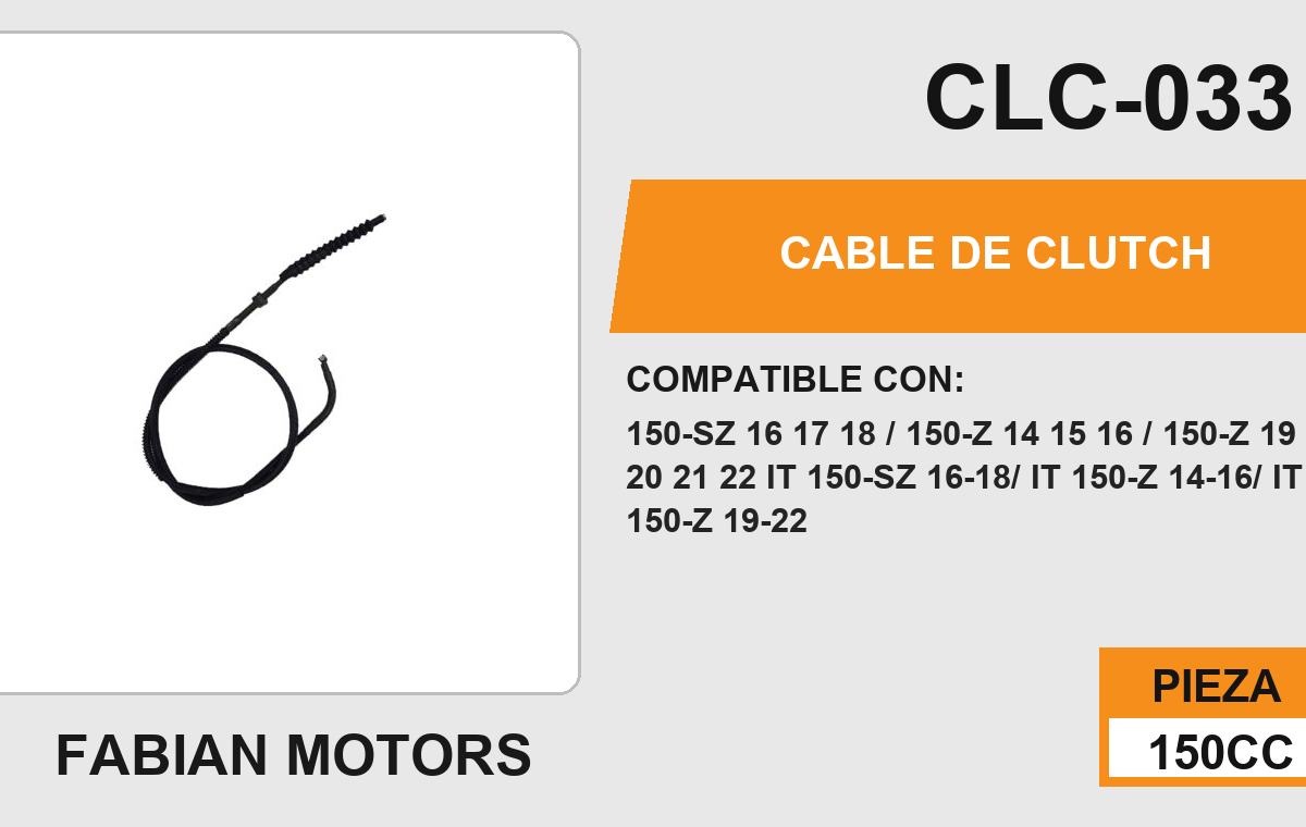 CABLE DE CLUTCH