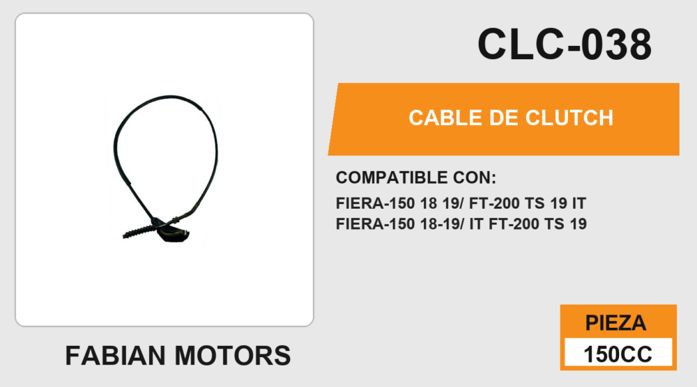 CABLE DE CLUTCH