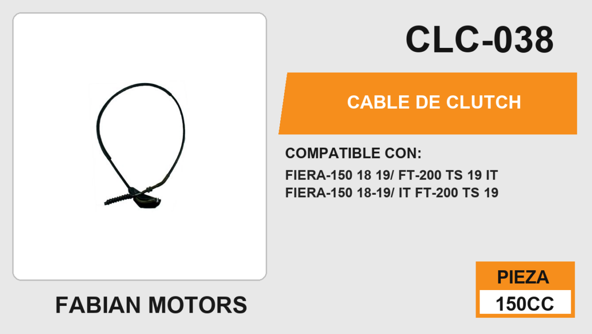 CABLE DE CLUTCH