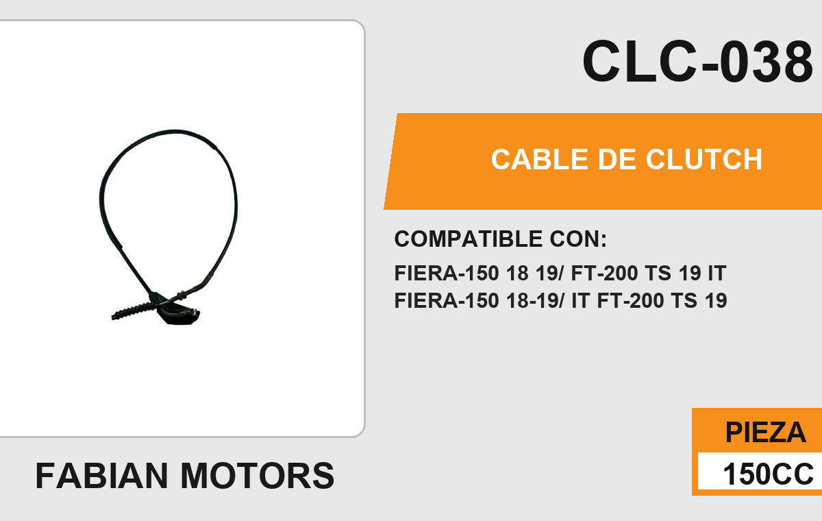 CABLE DE CLUTCH