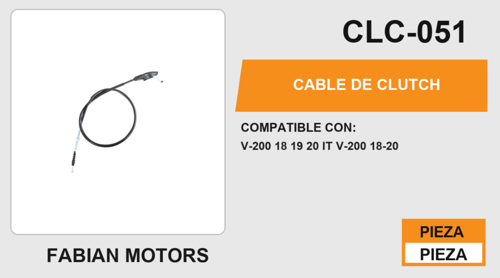 CABLE DE CLUTCH