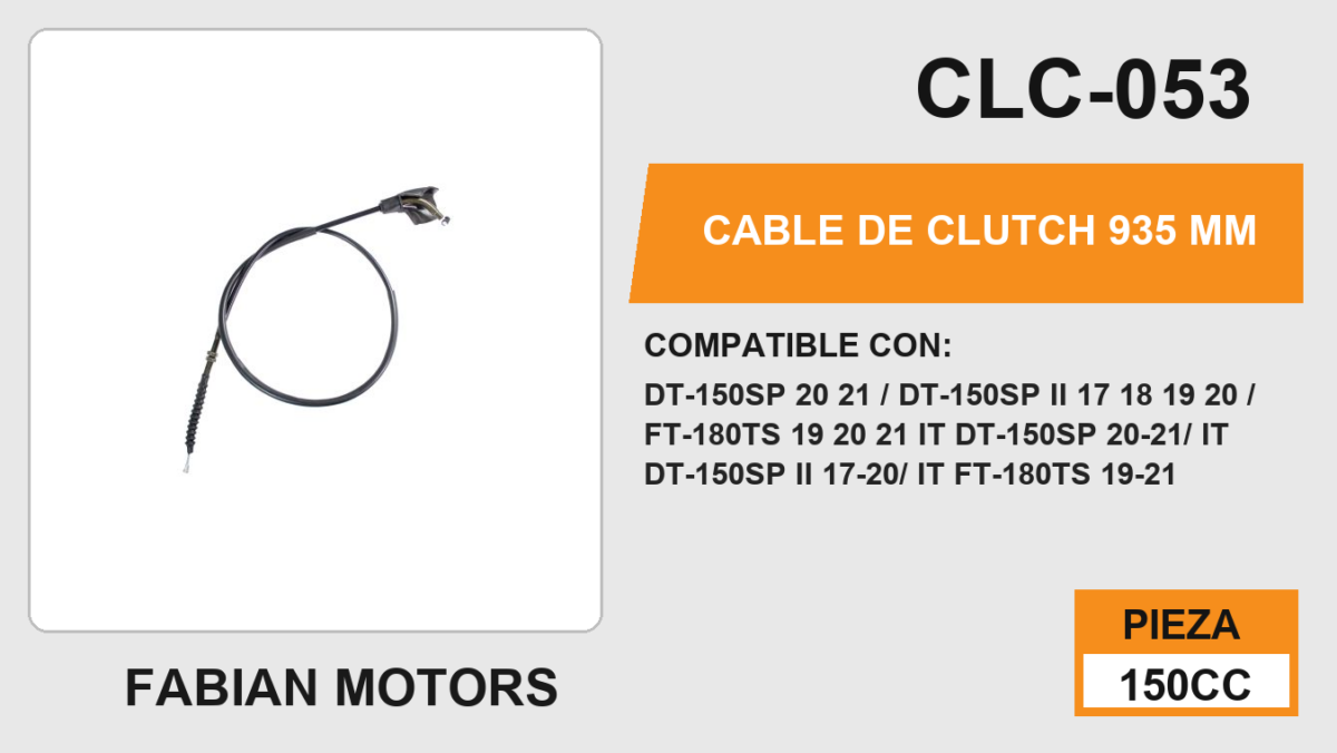CABLE DE CLUTCH 935mm