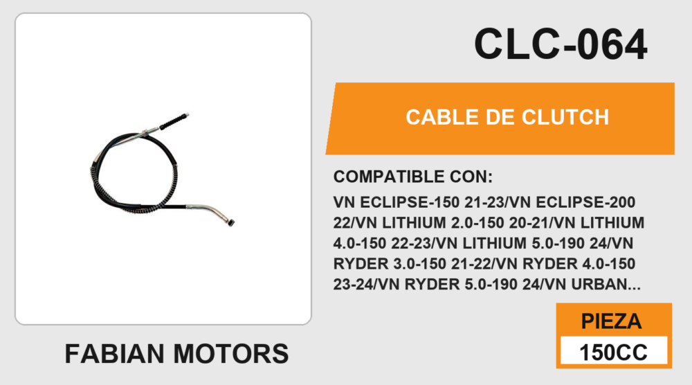 CABLE DE CLUTCH