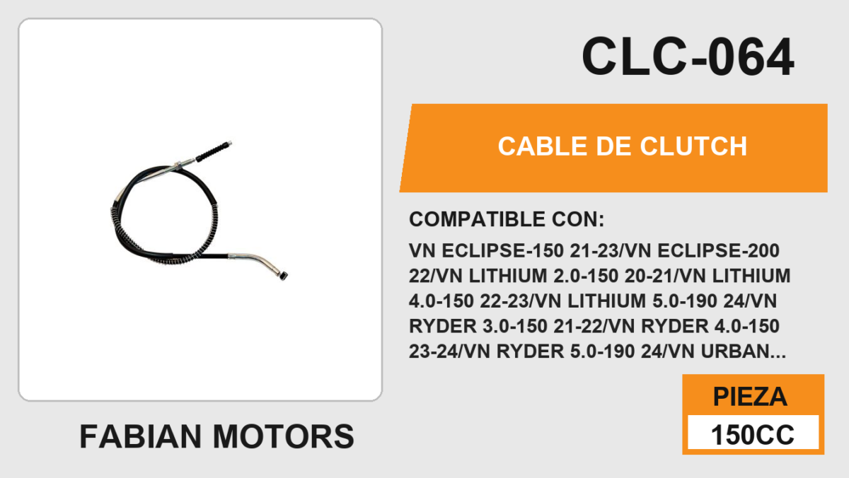 CABLE DE CLUTCH