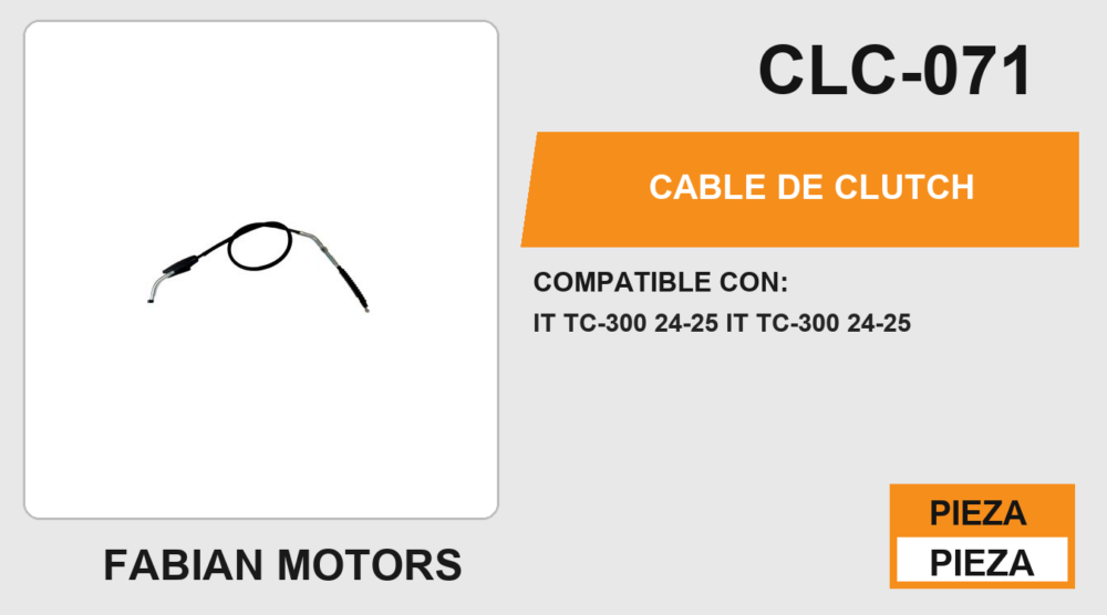 CABLE DE CLUTCH