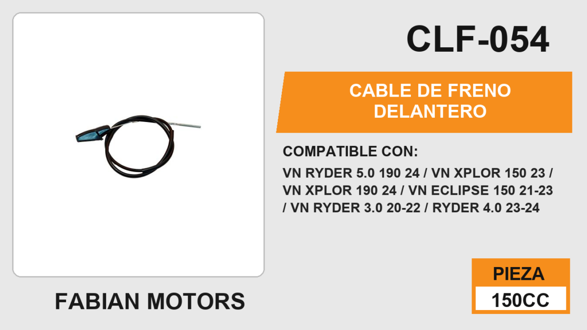 CABLE DE FRENO DELANTERO