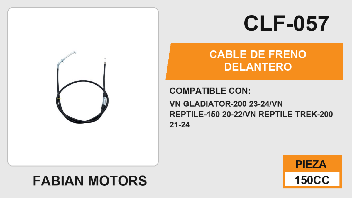 CABLE DE FRENO DELANTERO