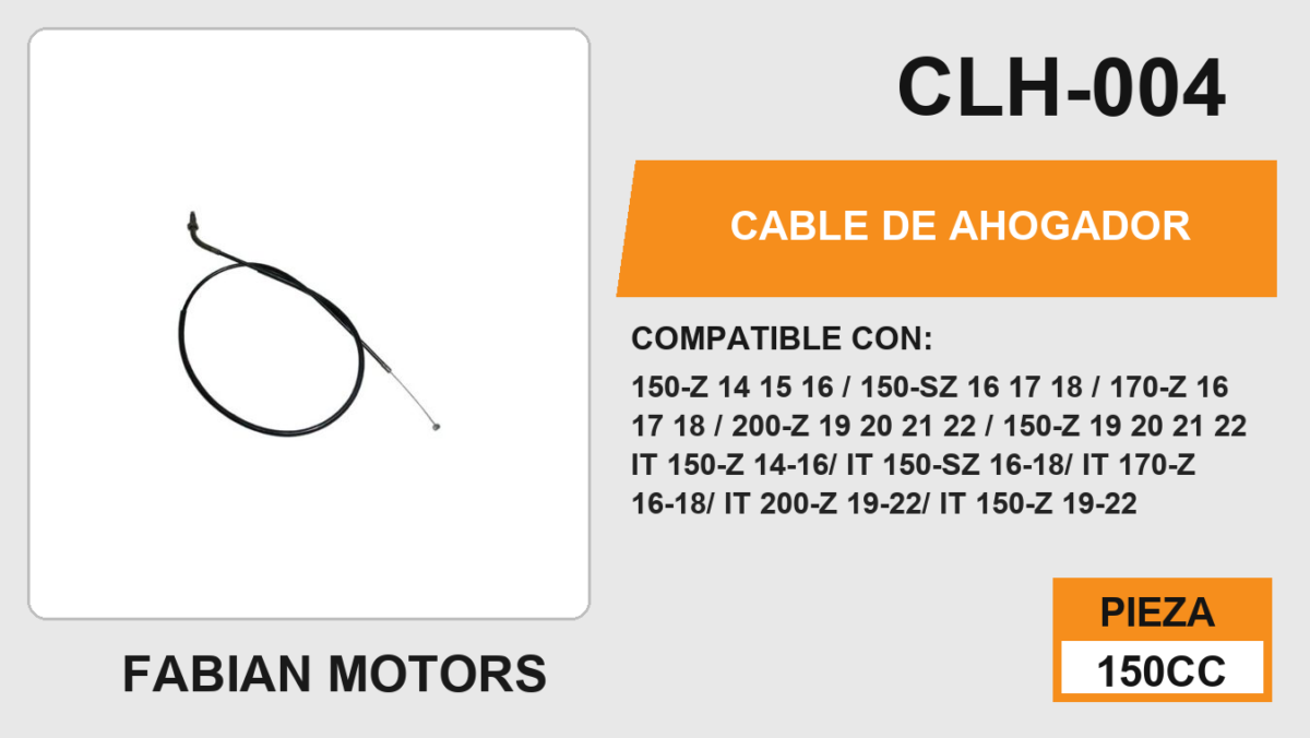 CABLE DE AHOGADOR