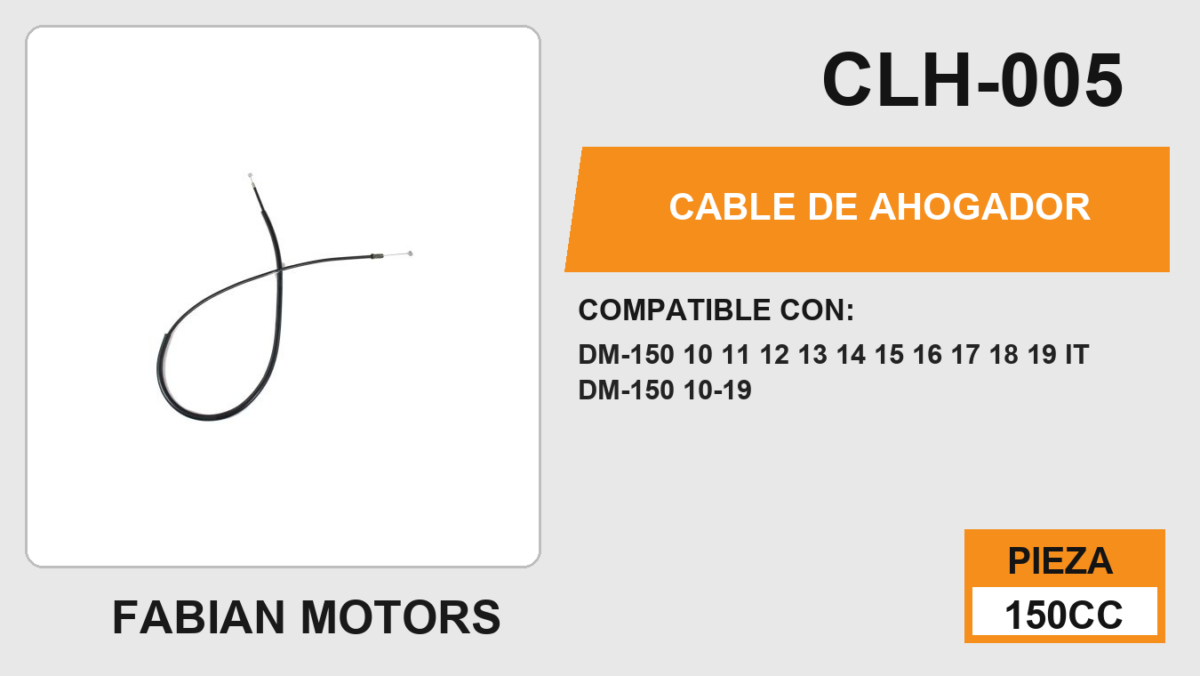 CABLE DE AHOGADOR
