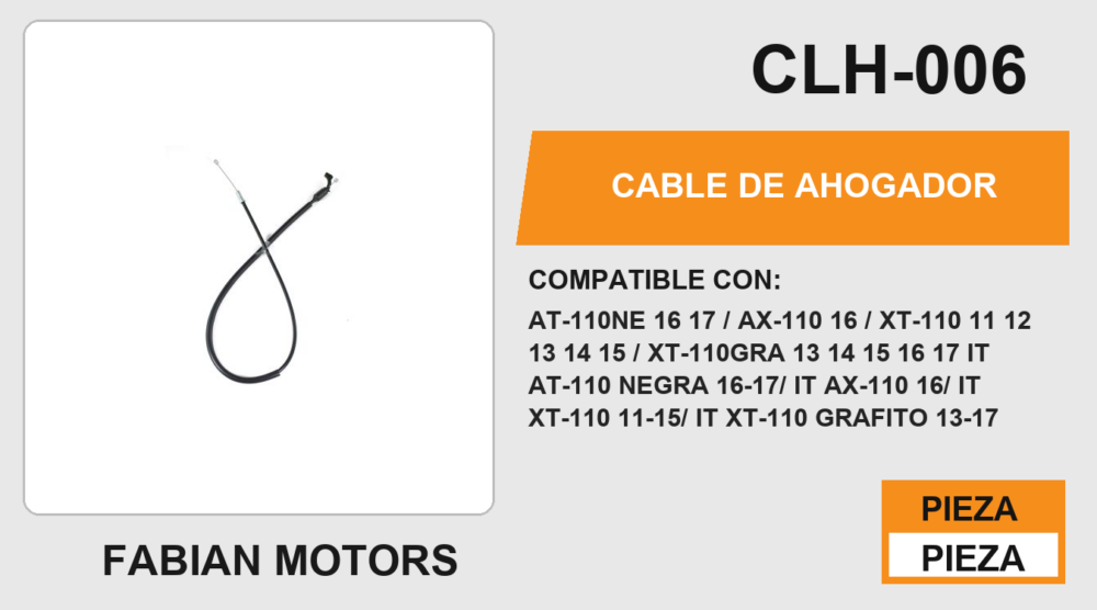 CABLE DE AHOGADOR